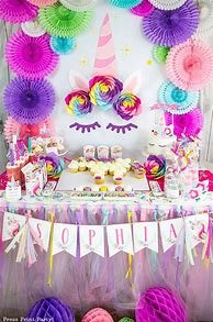 Featured image for unicorn birthday party decor